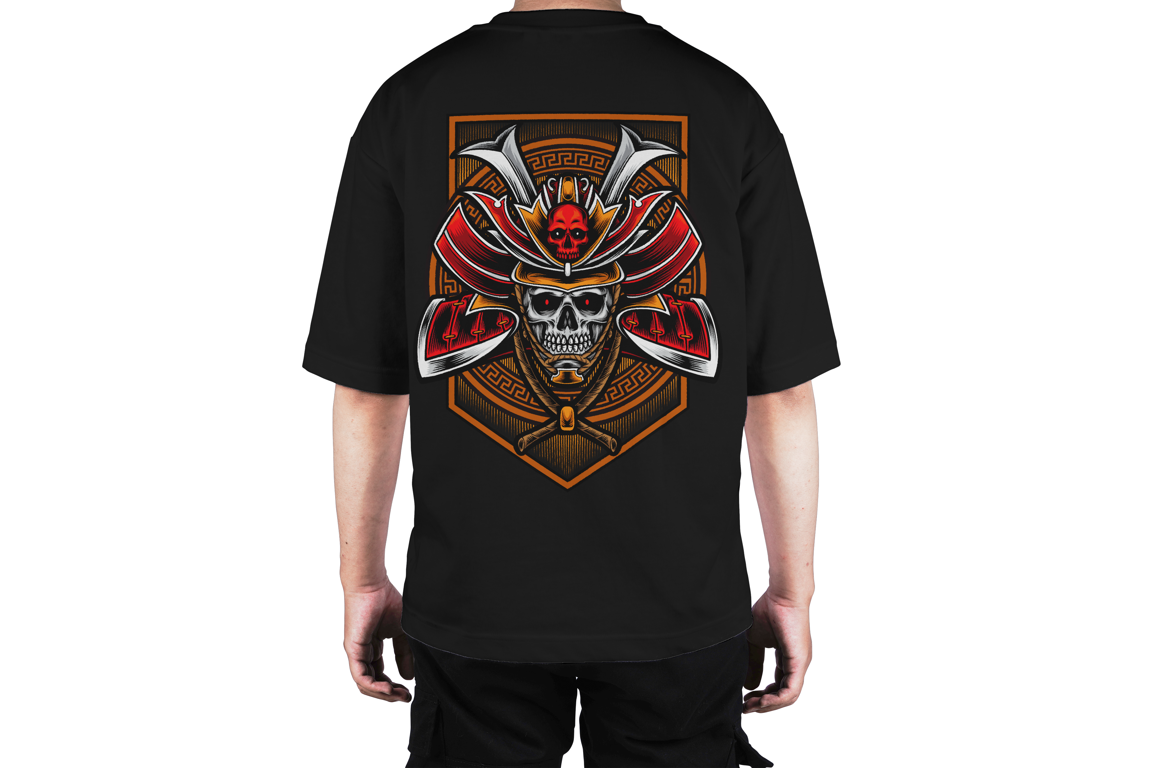 Samurai Skull Ornament Tee