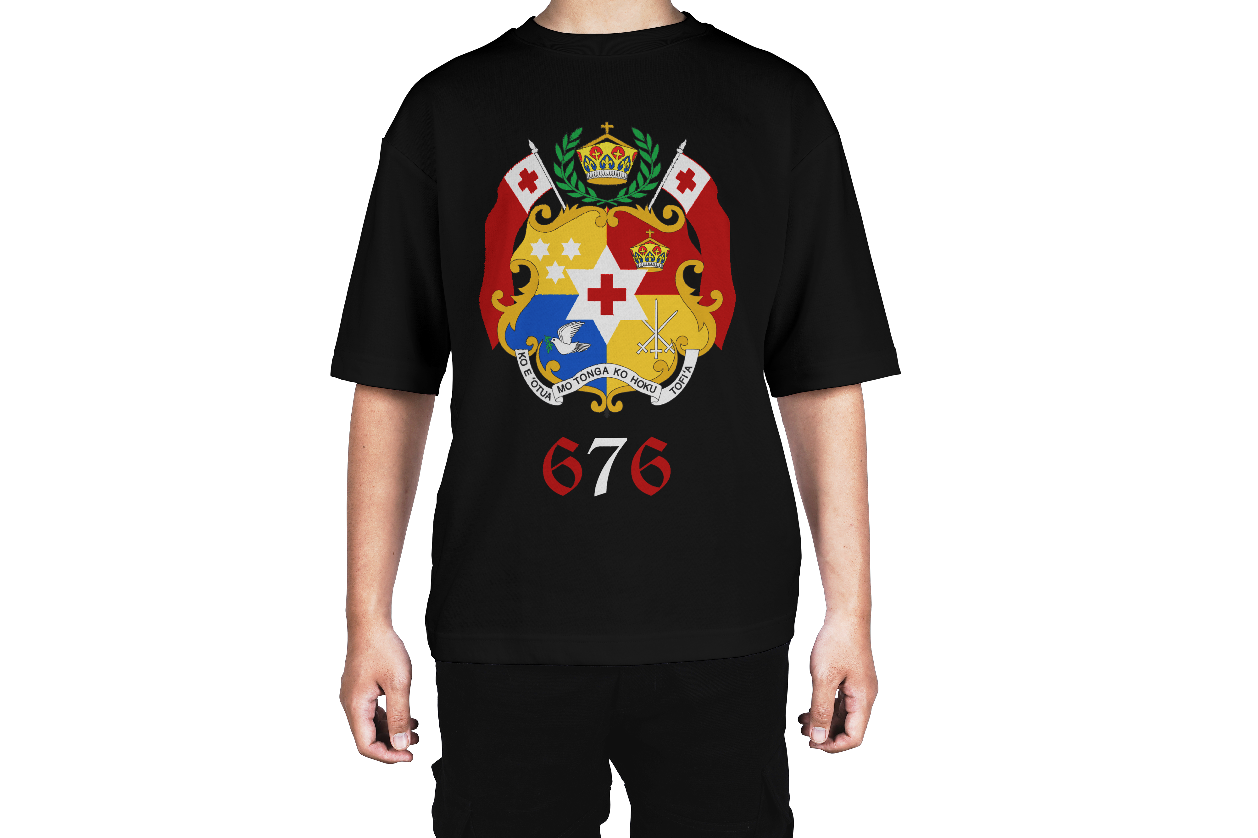 Tonga Coat of Arms 676 Tee