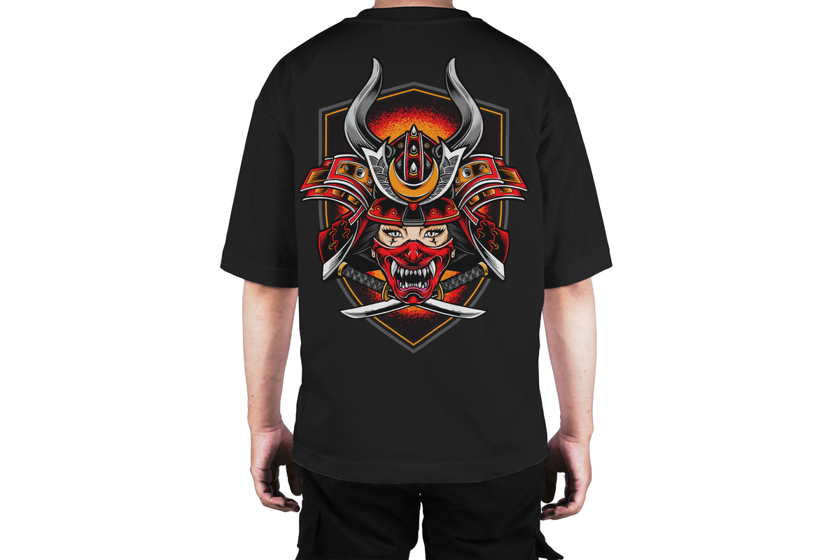 Samurai Demon Woman Tee
